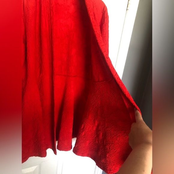 Beautiful Bright Red Joseph Ribkoff Jacket Cardigan - Picture 6 of 10